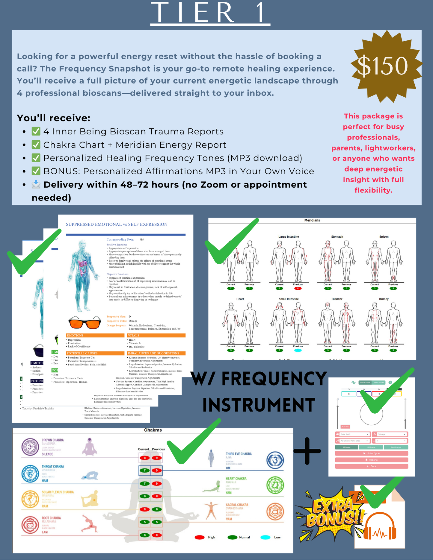 BIOSCAN ENERGETIC ENHANCEMENTS