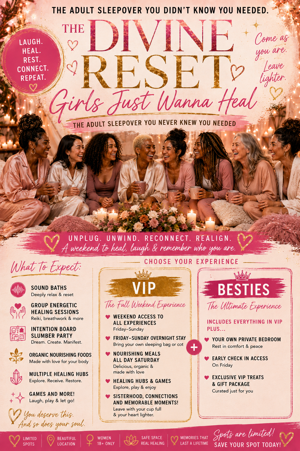 THE DIVINE RESET: Girls Just Wanna Heal Weekend Getaway