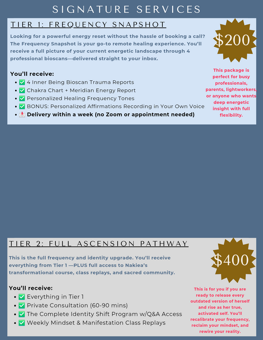 BIOSCAN SIGNATURE SERVICES
